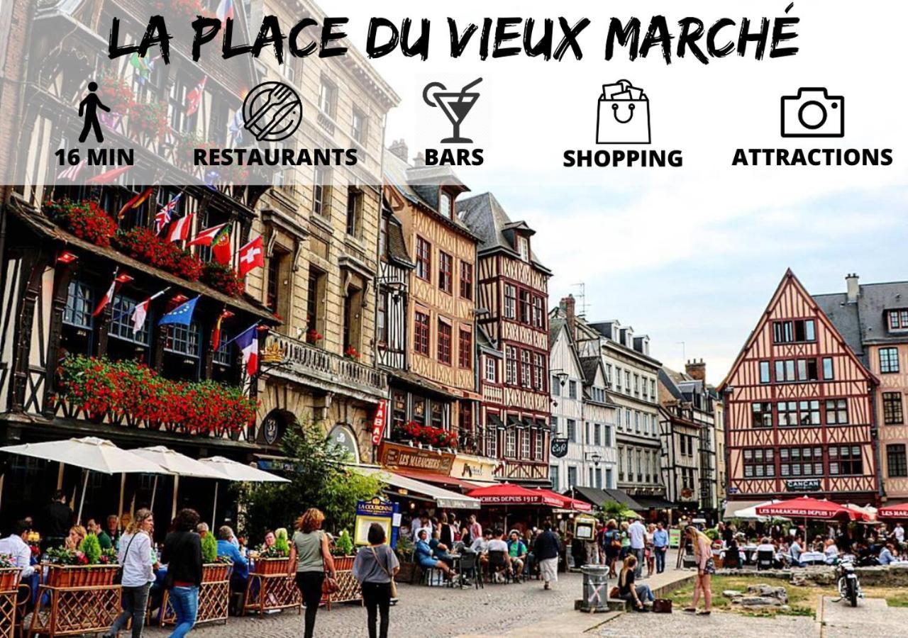 Cosy'Appart - Le Saint Maur Rouen Eksteriør billede